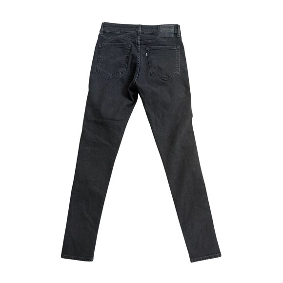 LEVIS Women's 721 Black High Rise Skinny Jeans size 27 x 30 - Picture 5 of 9